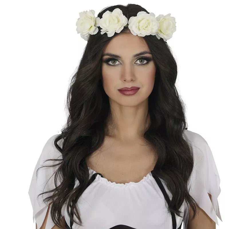 Corona de Rosas blancas