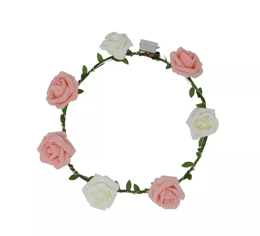 Translation missing: pt-PT.Corona de Rosas con Luz