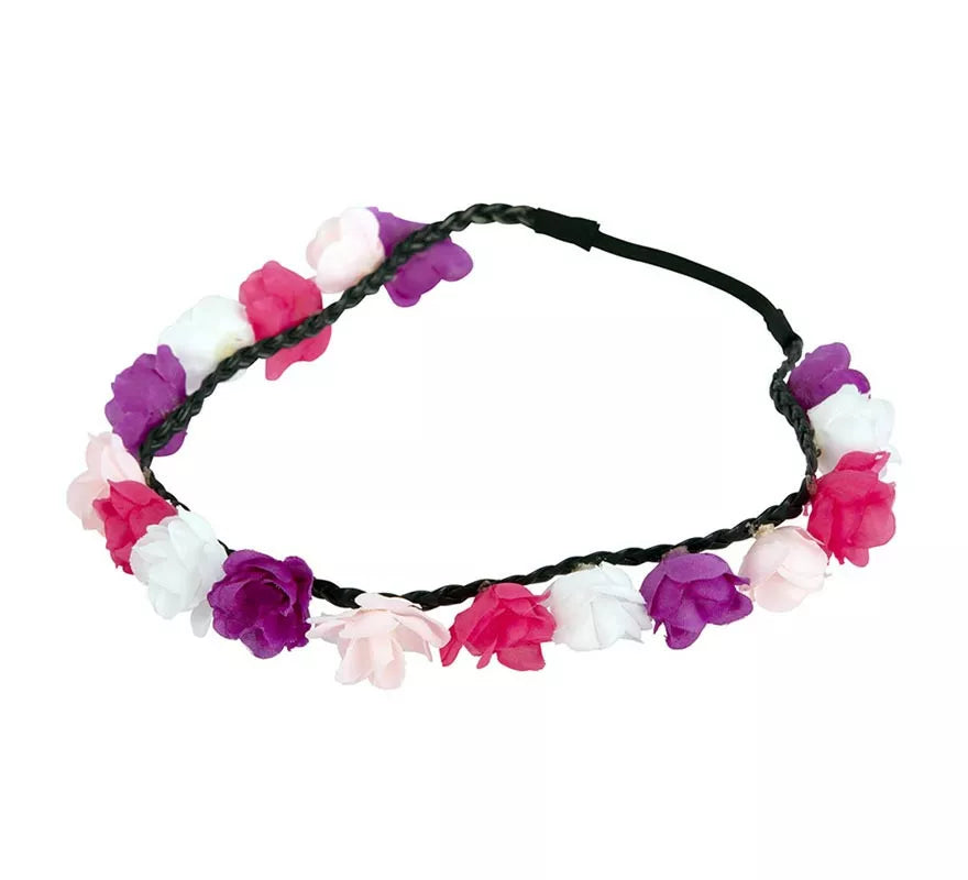 Translation missing: pt-PT.Corona Hippie de Flores de 60 cm