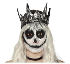 Coroa de prata da rainha do mal