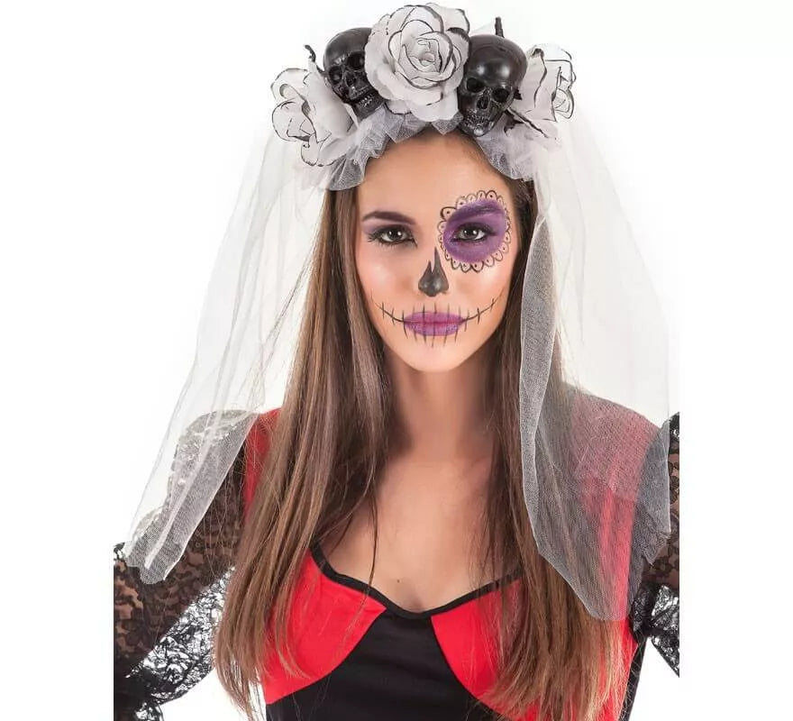 Translation missing: pt-PT.Corona y Velo de Catrina
