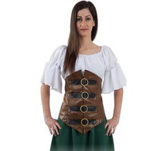 Corpete marrom medieval