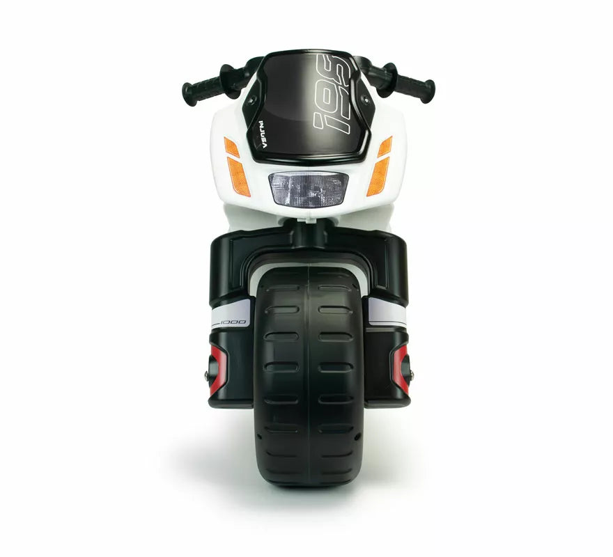 Correpasillos Moto Dragón blanco
