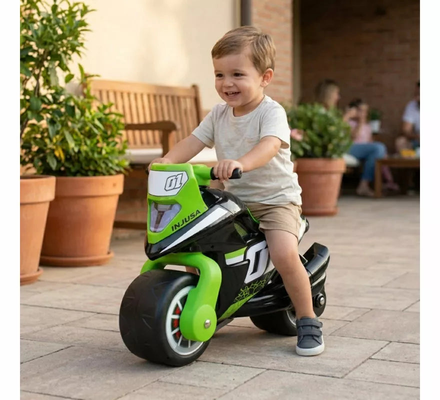 Correpasillos Moto Spline verde