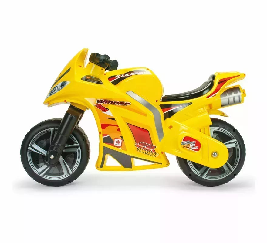 Correpasillos Moto Winner amarilla