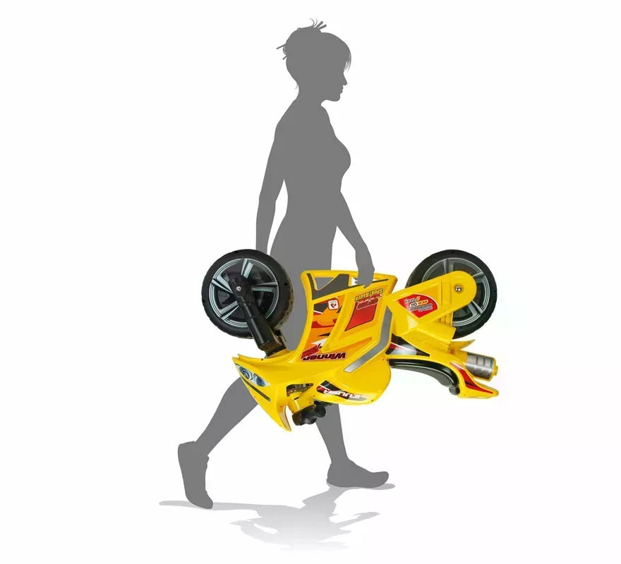Correpasillos Moto Winner amarilla