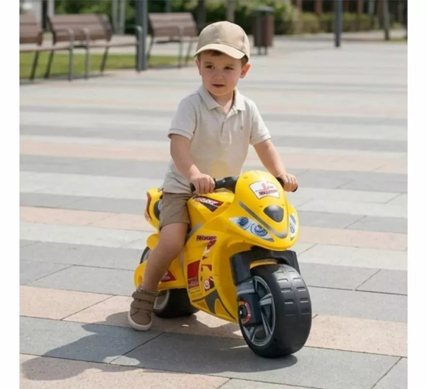 Correpasillos Moto Winner amarilla