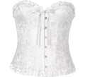 Corset blanco con Lazo para mujer