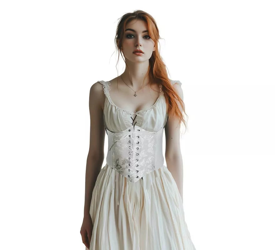 Translation missing: pt-PT.Corset blanco para mujer