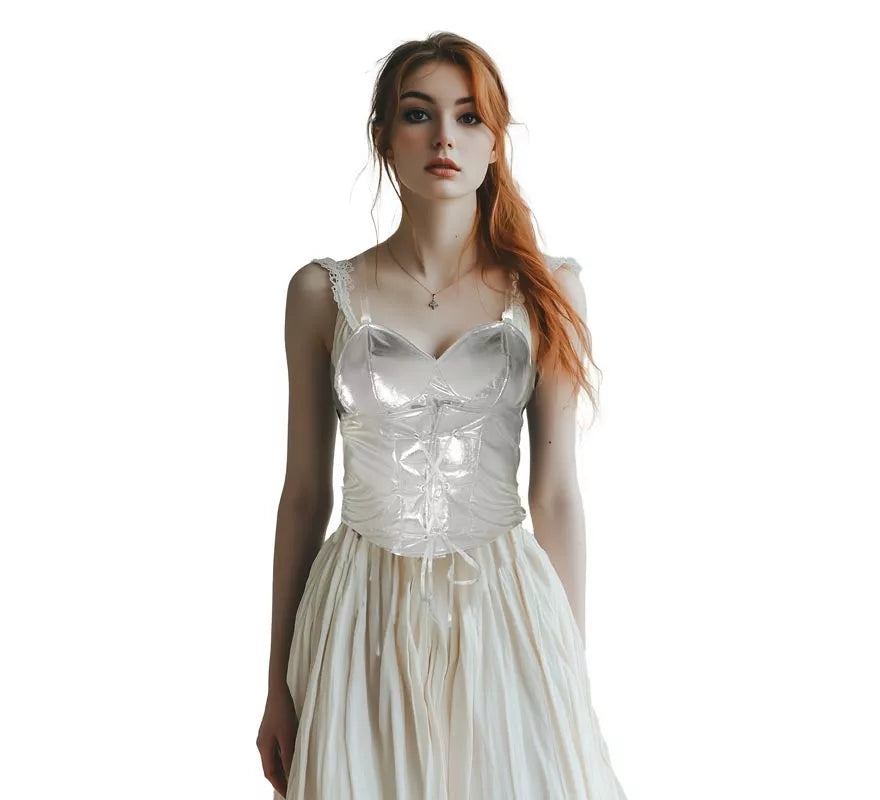 Translation missing: pt-PT.Corset blanco para mujer