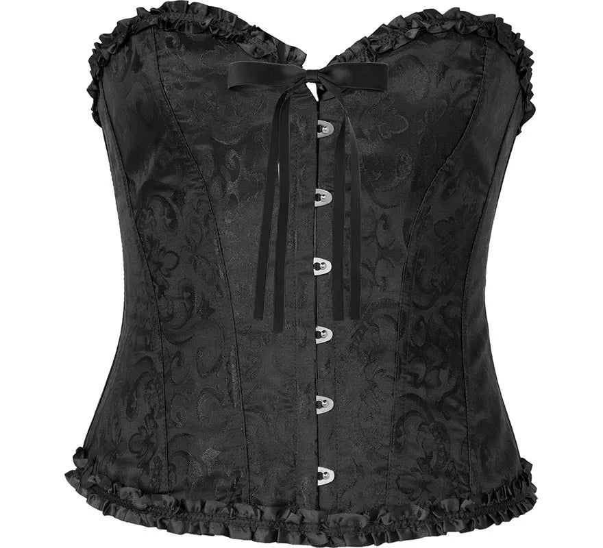 Translation missing: pt-PT.Corset negro con Lazo para mujer