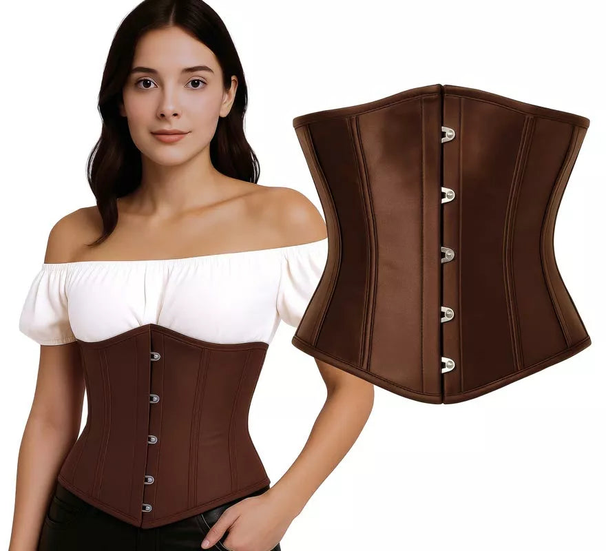 Translation missing: pt-PT.Corset Pirata marrón para mujer