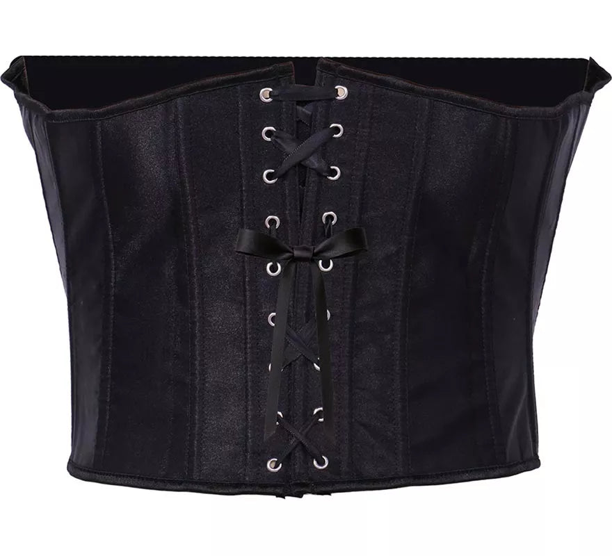 Translation missing: pt-PT.Corset Pirata negro para mujer