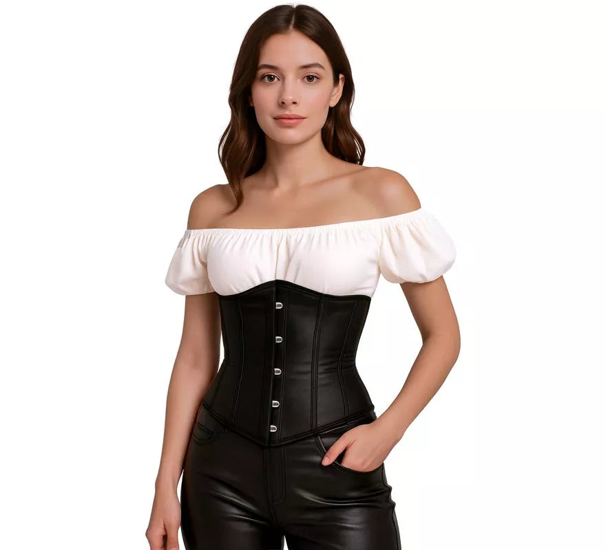 Translation missing: pt-PT.Corset Pirata negro para mujer