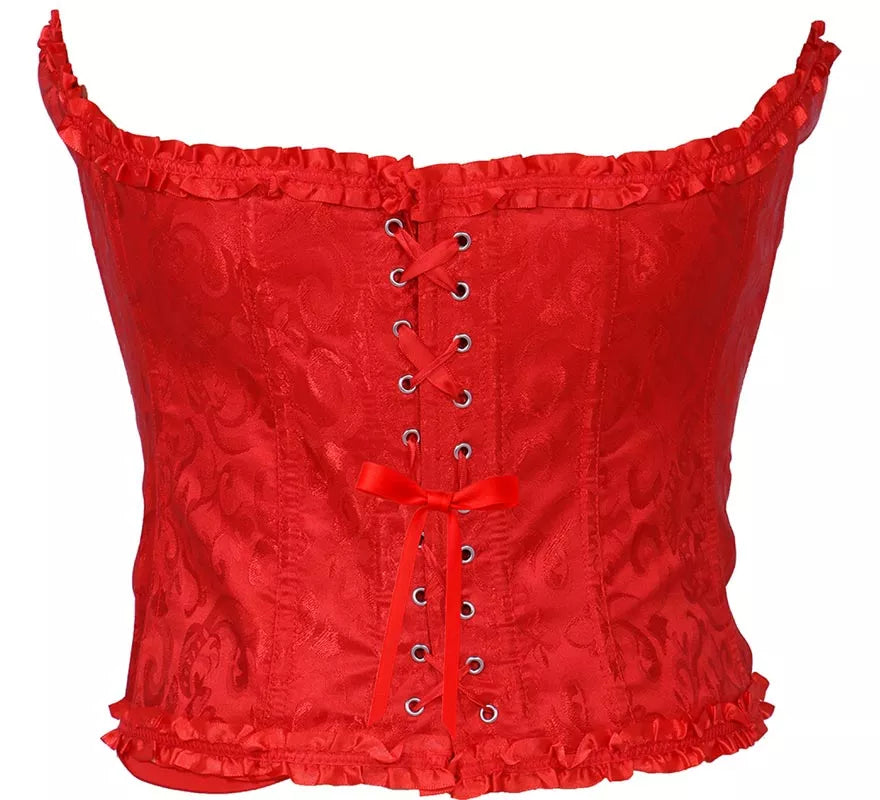 Translation missing: pt-PT.Corset rojo con Lazo para mujer