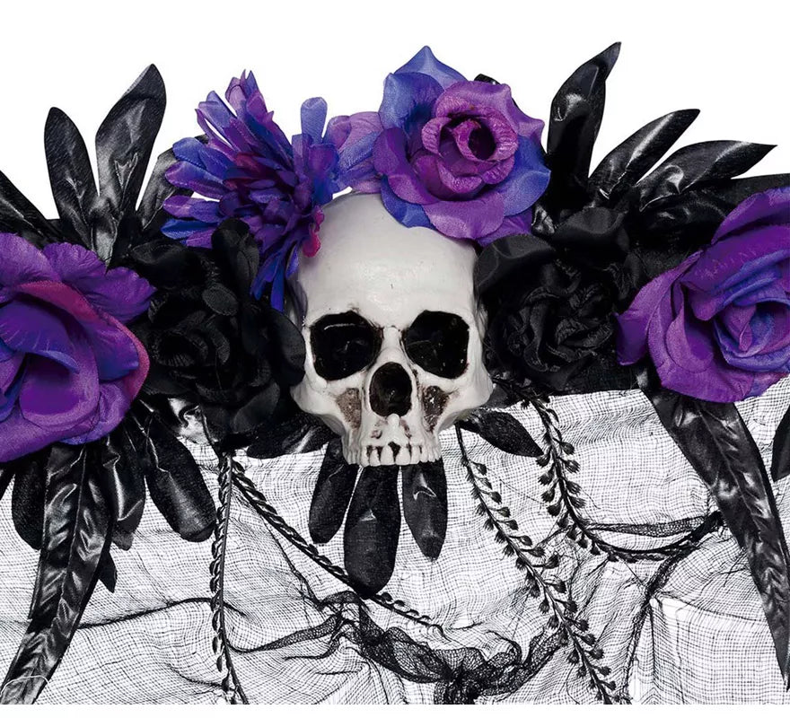 Translation missing: pt-PT.Cortina con Flores Lilas de 80X120 cm