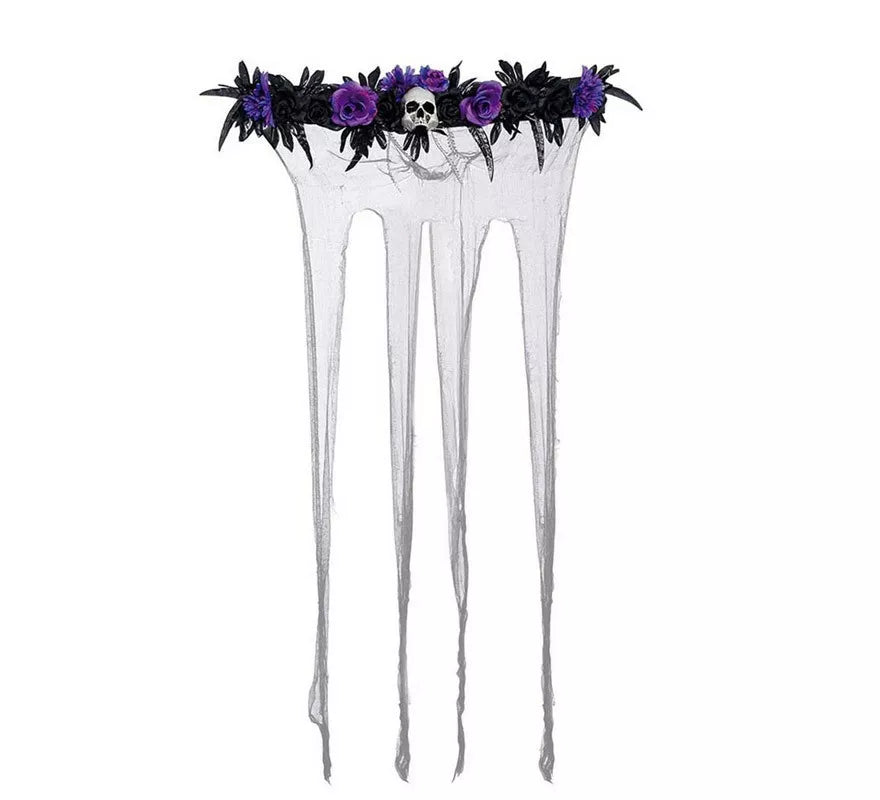 Translation missing: pt-PT.Cortina con Flores Lilas de 80X120 cm