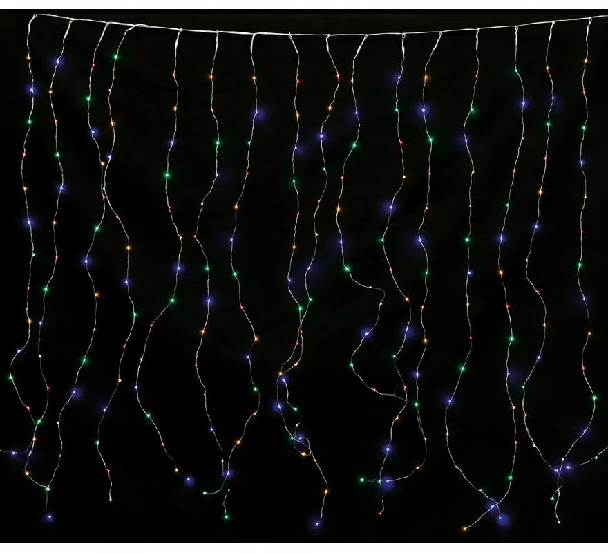 Translation missing: pt-PT.Cortina Hilo de 300 Led multicolor