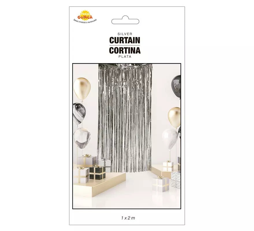 Translation missing: pt-PT.Cortina Plateada de 100X200 cm