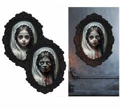 Cuadro Niña Terrorífica de 35x48 cm