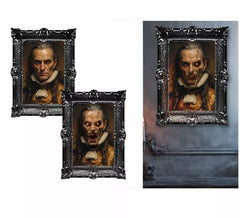 Pintura de vampiro aterrorizante 60x40 cm