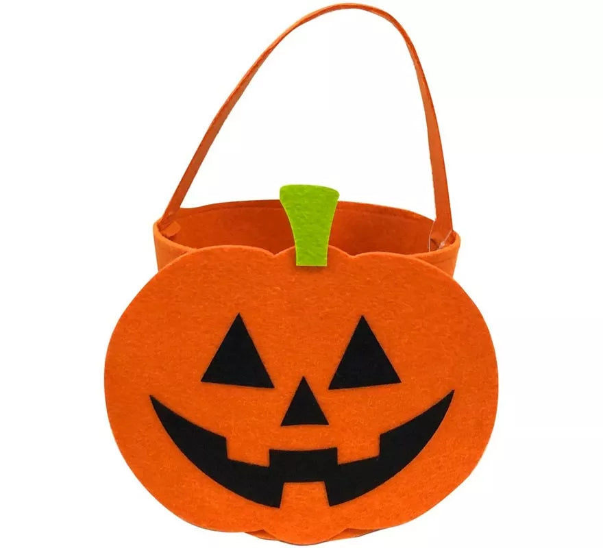 Translation missing: pt-PT.Cubo Calabaza naranja de Fieltro 21x19x22 cm