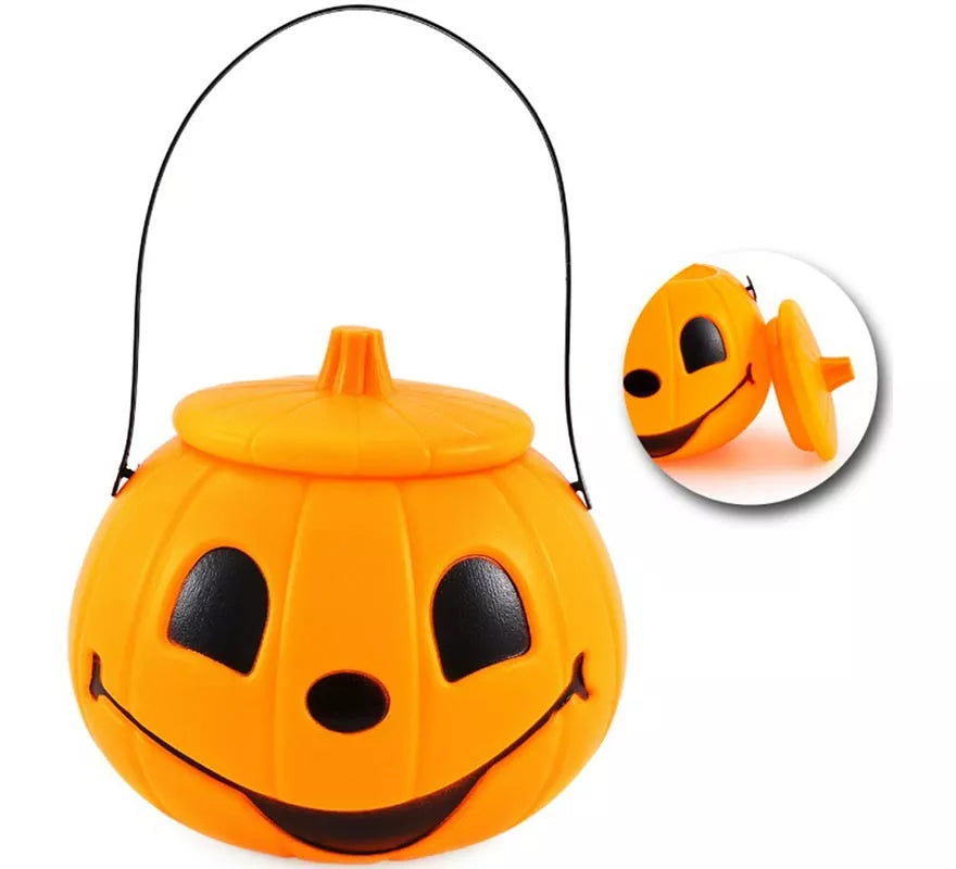 Translation missing: pt-PT.Cubo de Calabaza naranja con Tapa
