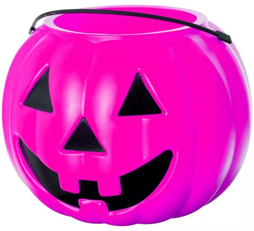 Translation missing: pt-PT.Cubo de Calabaza para caramelos Rosa 19x23x23 cm