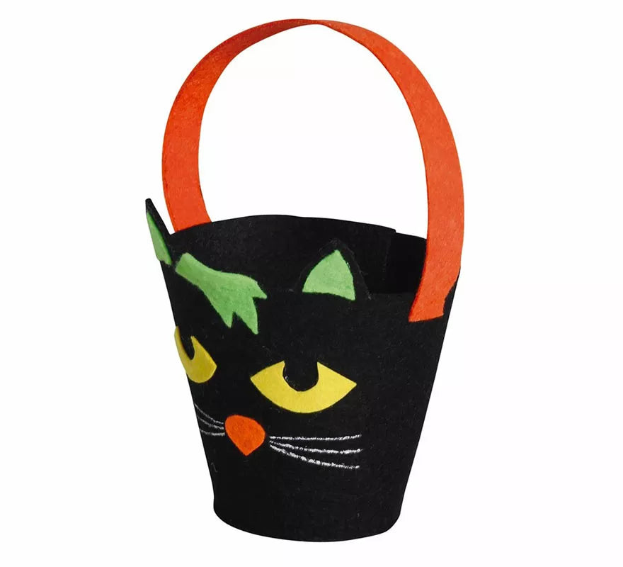 Translation missing: pt-PT.Cubo Gato Negro de Fieltro de 20 cm