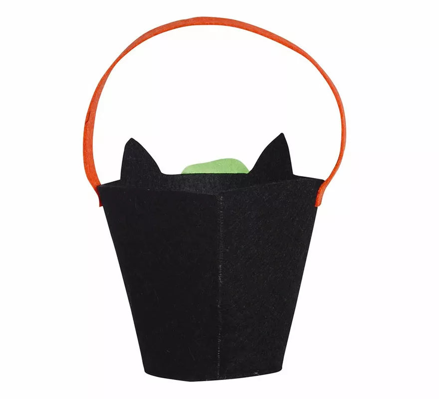Translation missing: pt-PT.Cubo Gato Negro de Fieltro de 20 cm