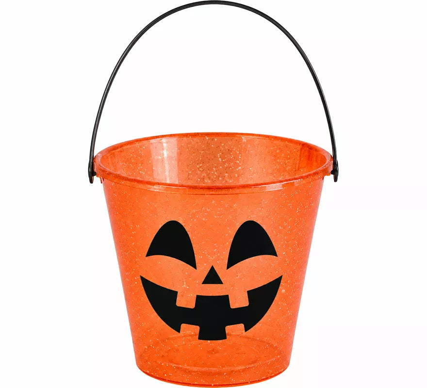 Translation missing: pt-PT.Cubo Glitter Calabaza de 16x17,5 cm