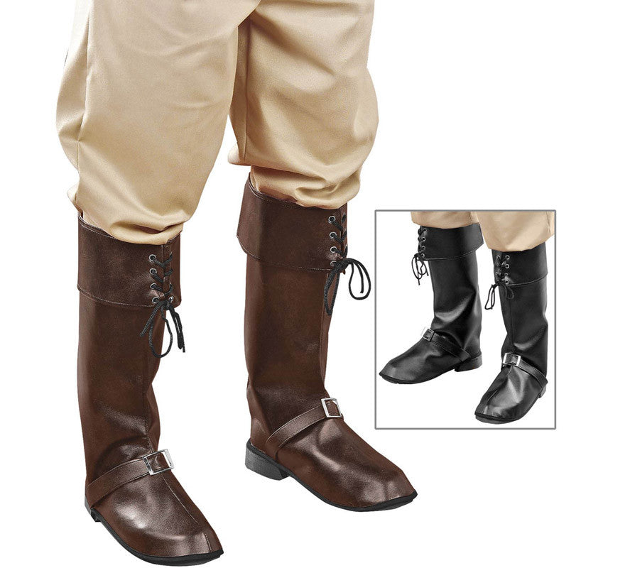 Translation missing: pt-PT.Cubre Botas con Hebillas Símil Piel en 2 Colores Surtidos
