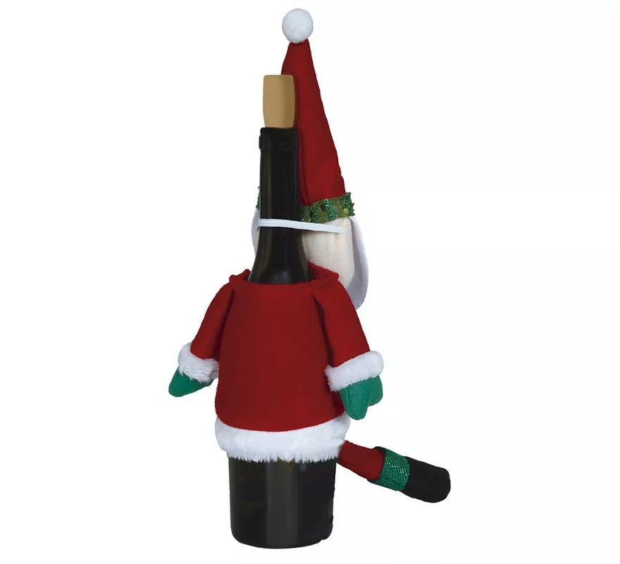 Translation missing: pt-PT.Cubre Botellas de Papá Noel sentado de 45 cm