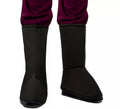 Cubrebotas Medievales negro infantil