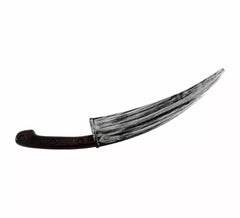 Faca macabra 34,7x5,8 cm em plástico