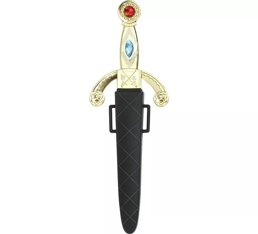 Daga Medieval con Funda de 26 cm de Plástico de Juguete