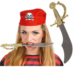 Punhal ou pirata do punhal 34 cm.