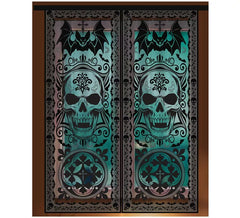 Decoração de janela gótica 102x213 cm