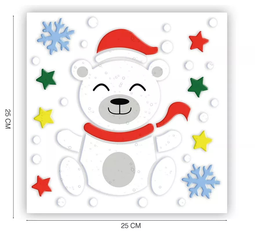 Translation missing: pt-PT.Decoración en Gel de Oso Polar de 20x25 cm