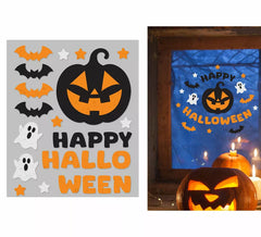 Decoração em gel Feliz Halloween 25x30 cm