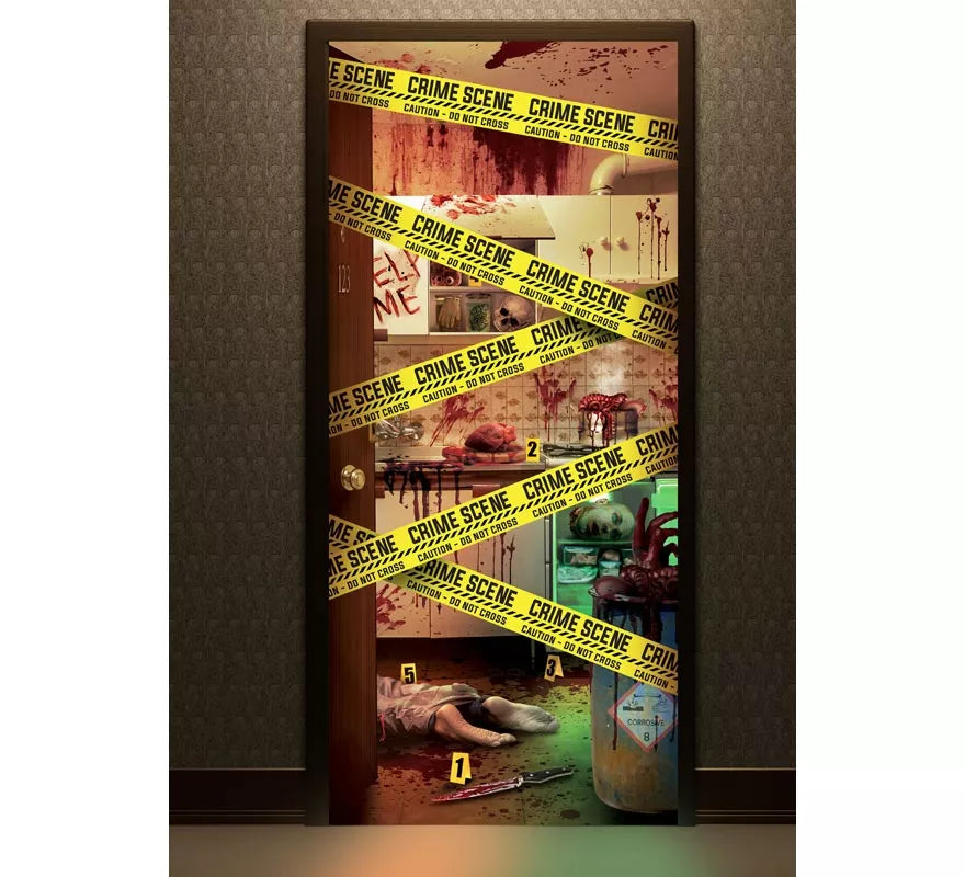 Translation missing: pt-PT.Decoración para Puerta ''Crime Scene'' de 80x180 cm