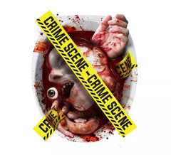 "Decoração WC ""Cena de Crime"" 30x40 cm"