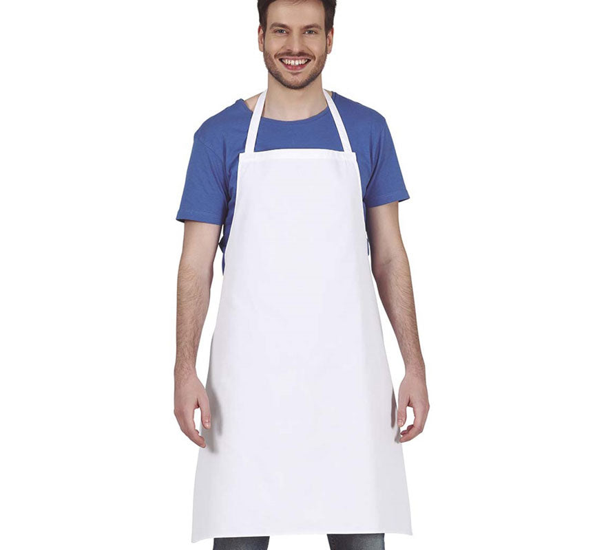 Translation missing: pt-PT.Delantal Blanco Cocinero Adulto