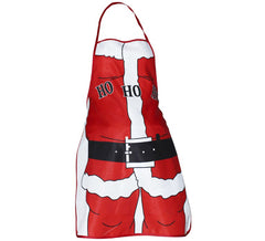 Avental de cozinha adulto Papai Noel Ho Ho Ho