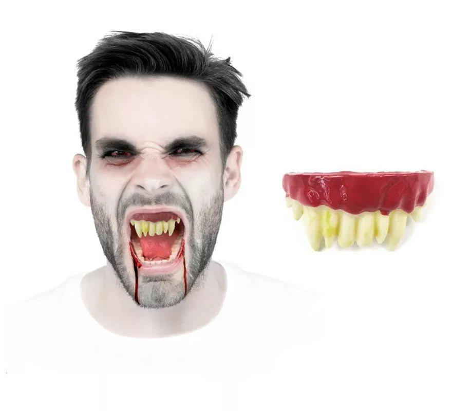Translation missing: pt-PT.Dentadura de Vampiro blanca de Resina Fx