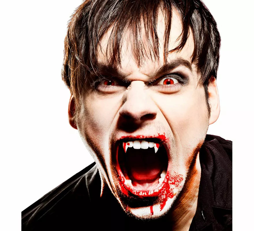 Translation missing: pt-PT.Dentadura de Vampiro con 4 Capsulas de Sangre