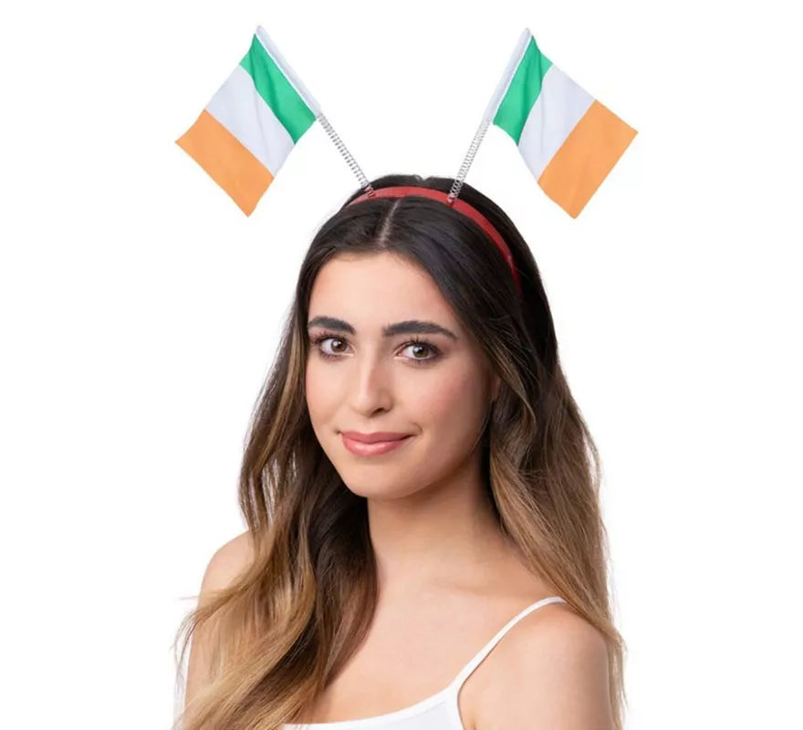 Diadema Bopper con la Bandera del Día de San Patricio adulto