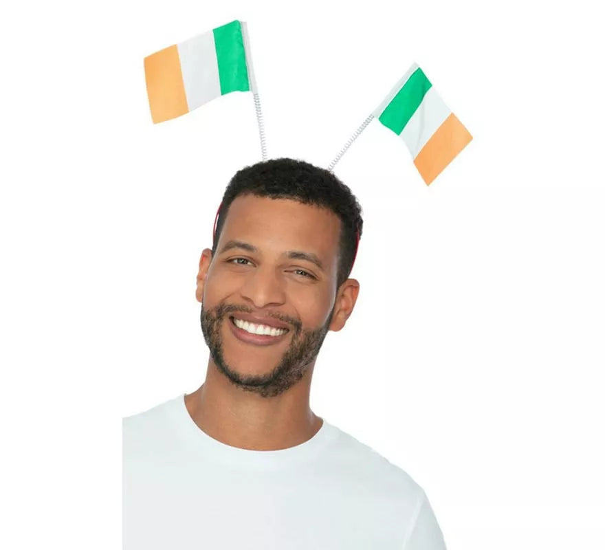 Translation missing: pt-PT.Diadema Bopper con la Bandera del Día de San Patricio adulto
