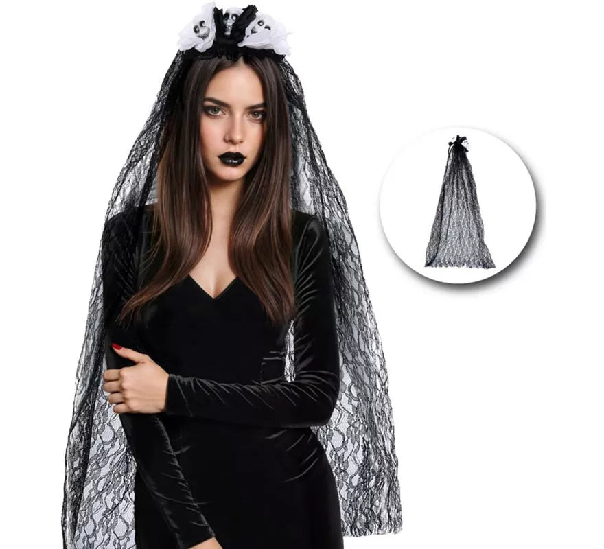 Translation missing: pt-PT.Diadema Calavera con Velo