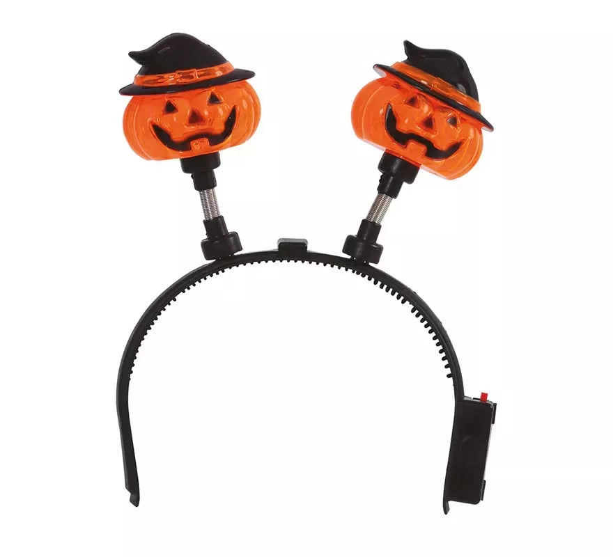 Translation missing: pt-PT.Diadema Calavera o Calabaza con Luz Surtidas